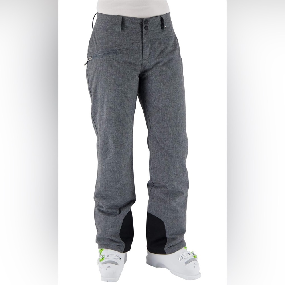 Obermeyer Womens Malta Pant, Charcoal 22 Short Snow Pants Ski Snowboard Grey NEW